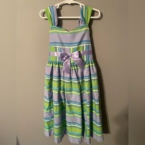 Bonnie Jean girls striped sleeveless dress